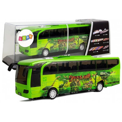 Autobus 22 cm s motívom Jurského parku - zelený